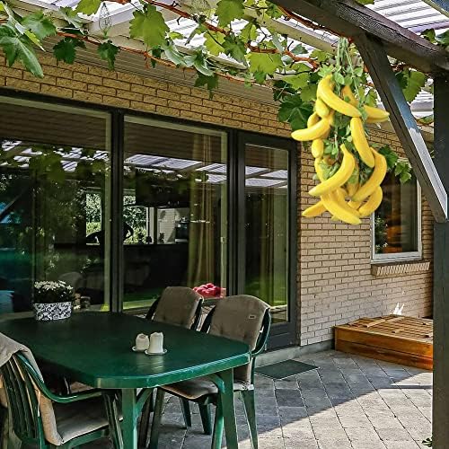 BAOZOON Artificial Banana Bunches 5 pcs Hanging Decor