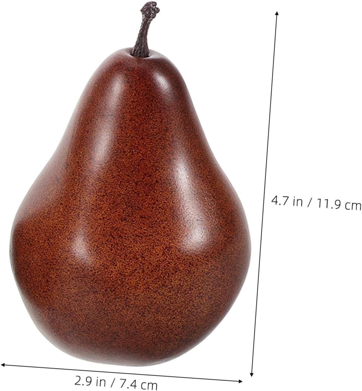 ABOOFAN 3pcs Fake Pear Decorative Artificial Fruit Ornament