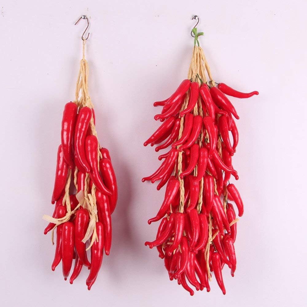 5x 6 Artificial Fruits and Vegetables Kitchen Wall Decor 1