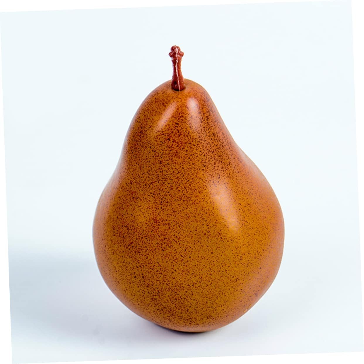 6pcs Faux Pears Decorations Lifelike Artificial Fruit Models for Home Kitchen Office and Restaurant