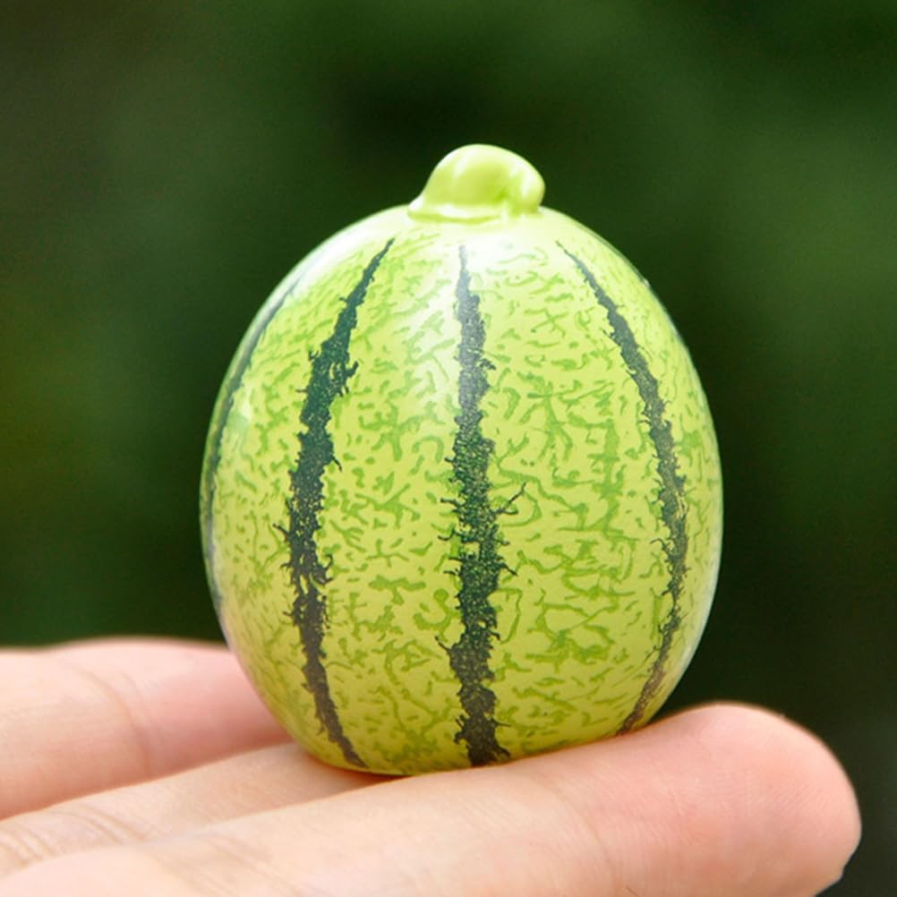 LOGOFUN 8pcs Mini Artificial Watermelon Models