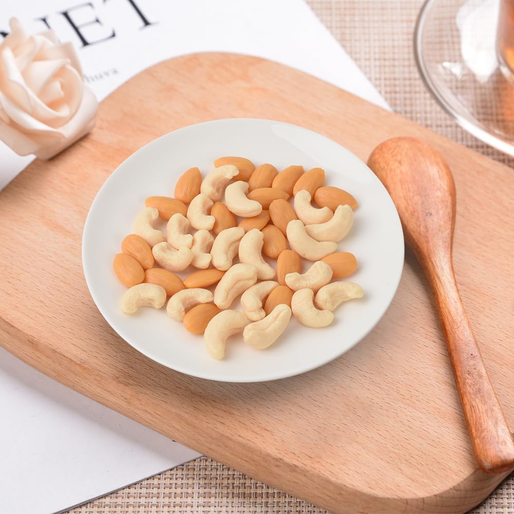 Fake Almond Cashew Nut Ornament for Decor and Photography