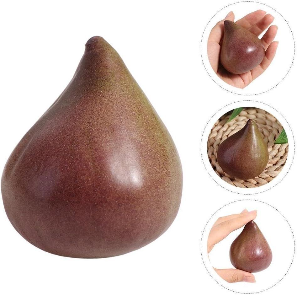 Leadigol Artificial Fig Decoration Set 6PCS Lifelike Fig Photography Props