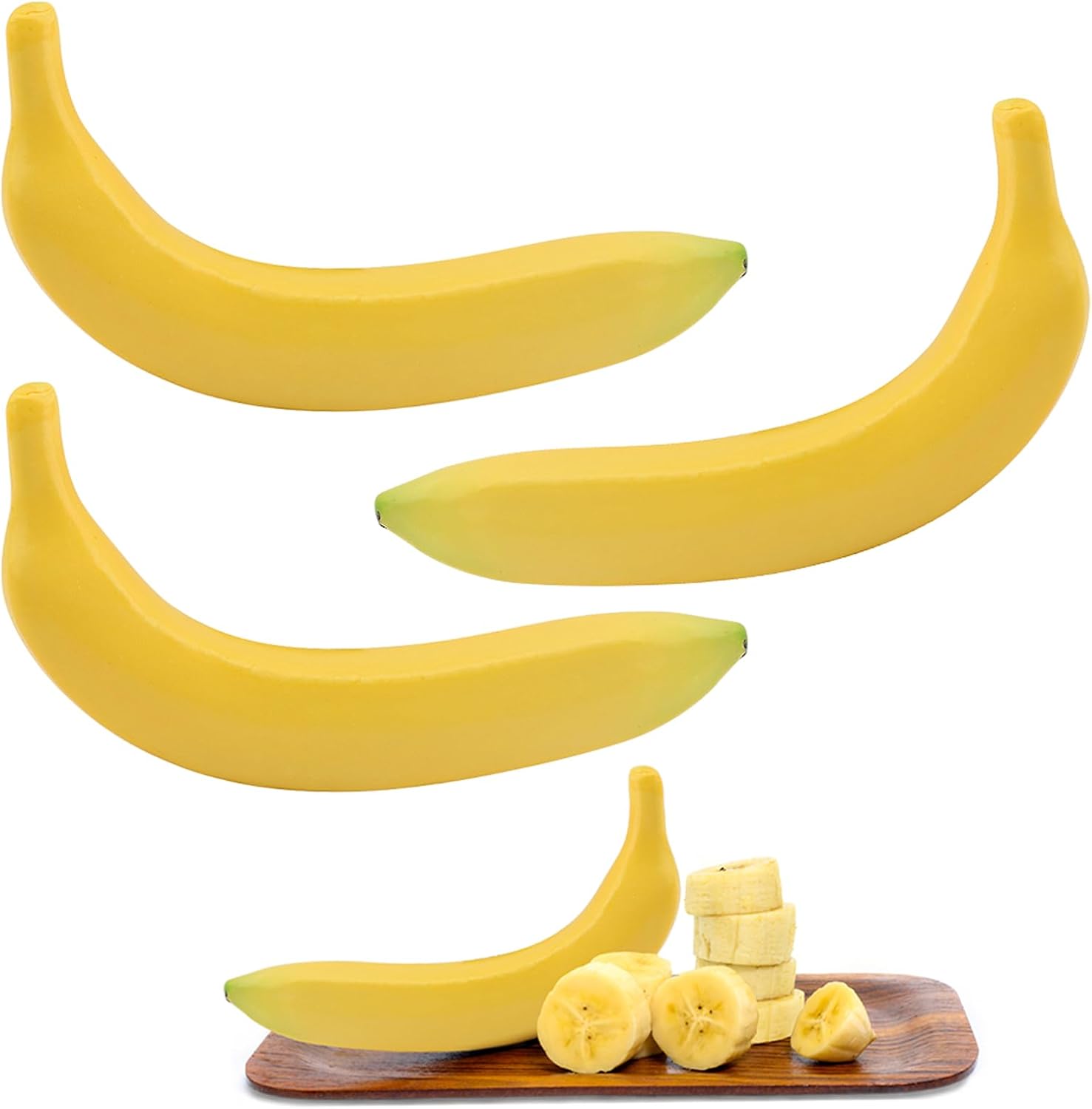 Loyanger Artificial Banana Set for Home Kitchen Decoration