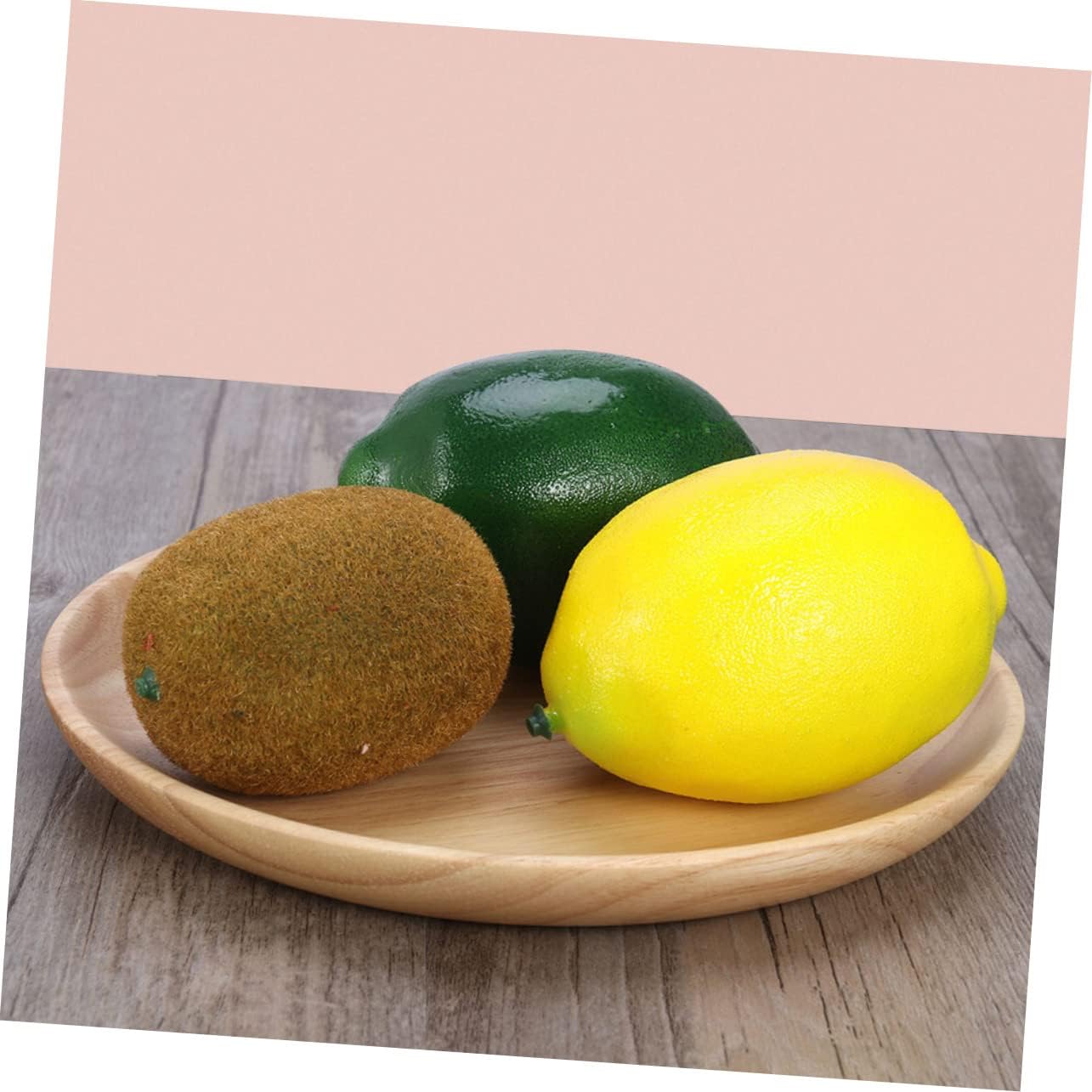 Ciieeo 4Pcs Artificial Kiwi Fruit Decor Realistic