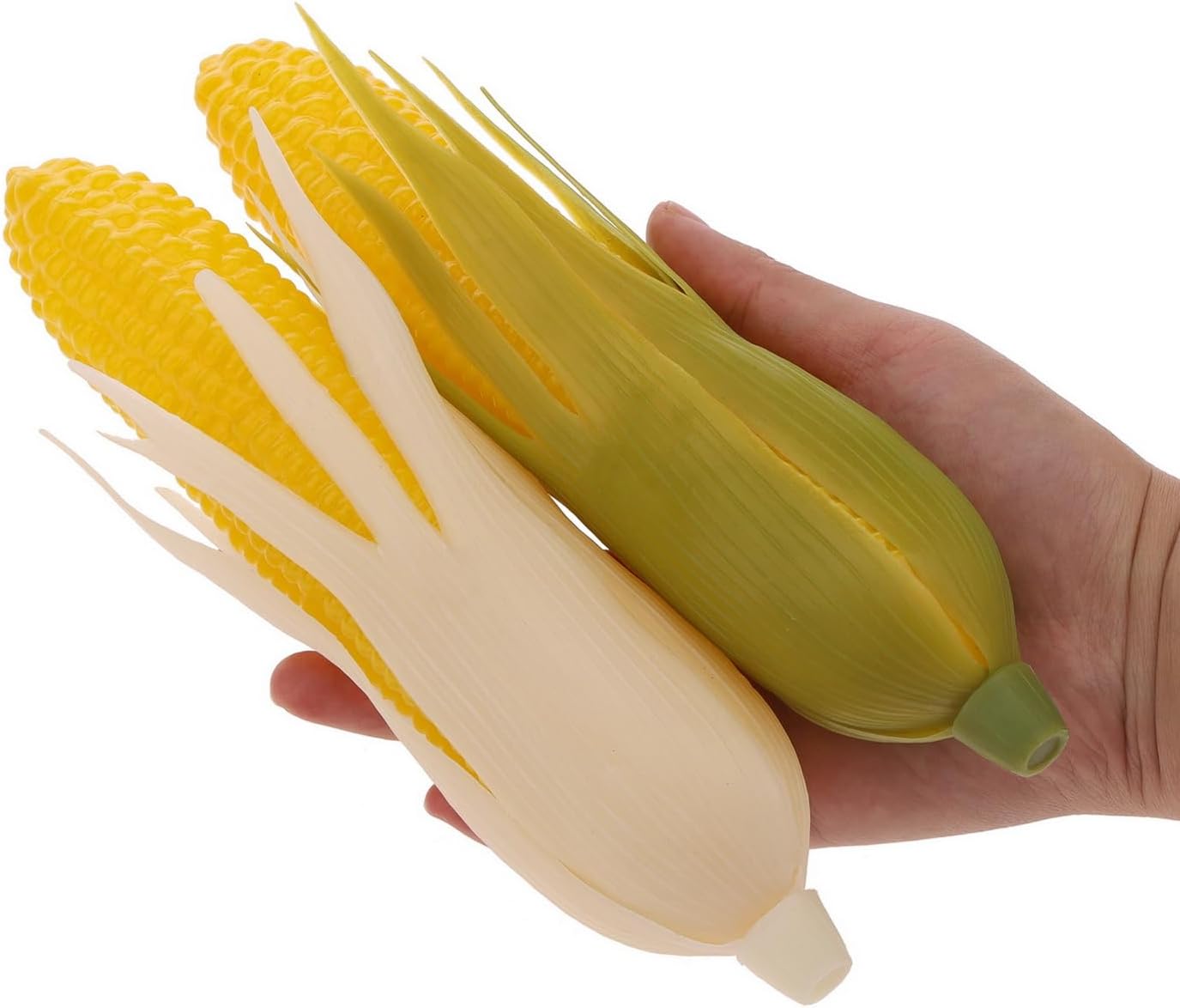 Woration 2pcs Artificial Corn Faux Lifelike Stalks
