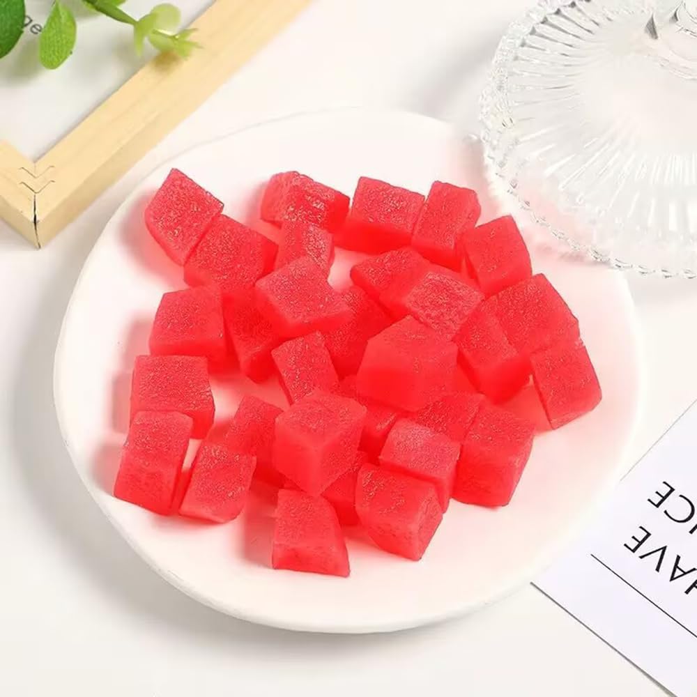 20 Pcs Realistic Artificial Watermelon Slices Decor Prop