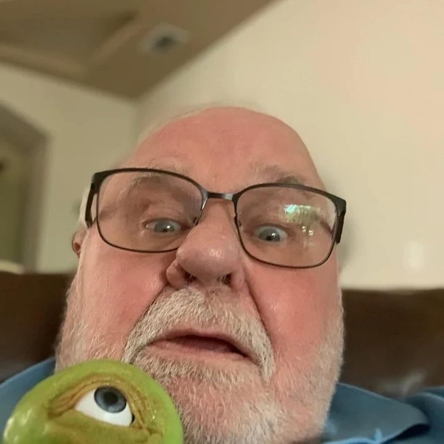 Halloween Artificial Lemon Ornament with Eye