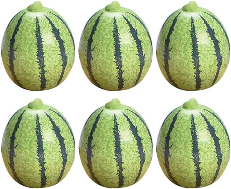 6Pcs Artificial Mini Watermelon Kitchen Decor Photography Props