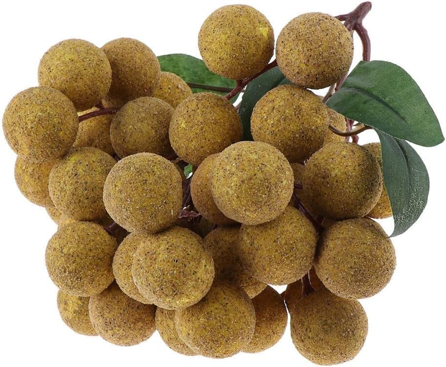 Joylern Artificial Longan Model Lifelike Fruit Ornament