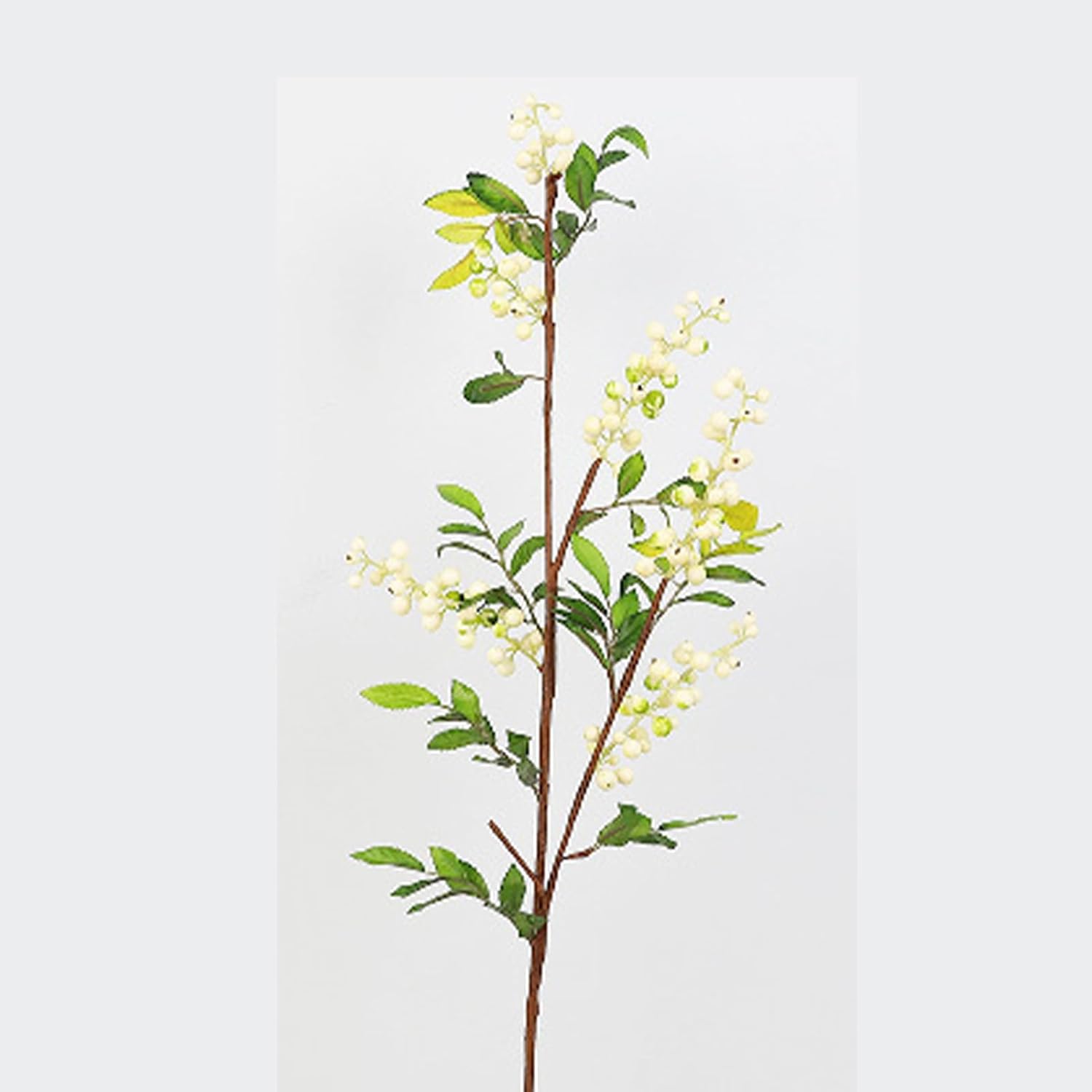 Realistic Artificial Fruit Branches White Home Decor