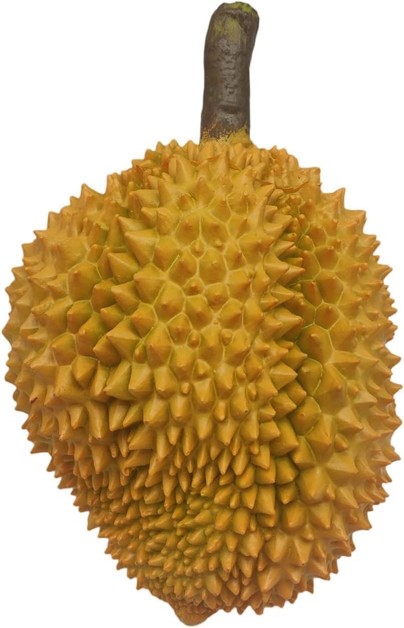 Lindagary Imitation Durian Statue Decor Artificial Fruit Sculpture