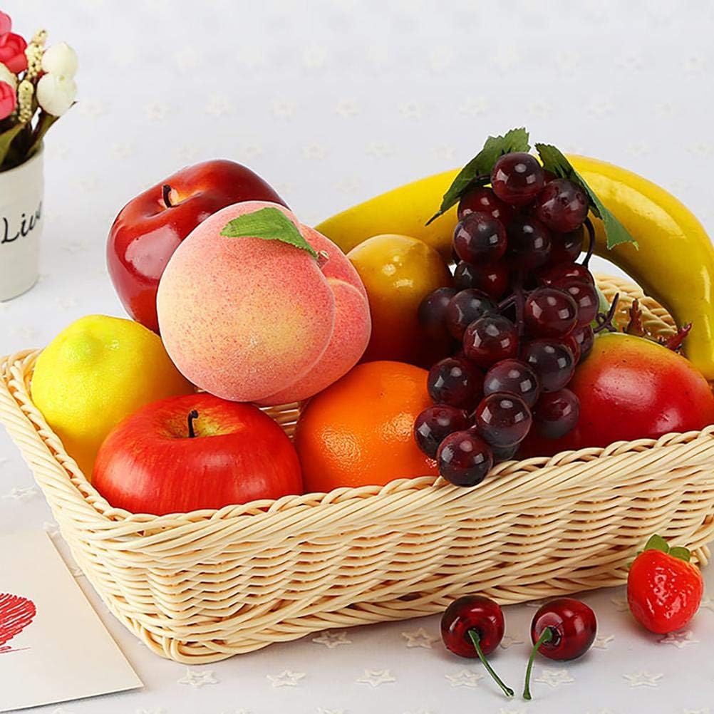 6PCS Artificial Peaches for Home Decor and Commercial Display