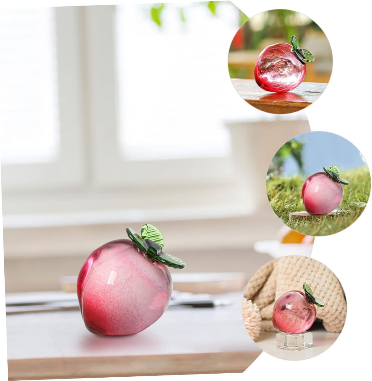 Lifelike Peach Artificial Fruit for Home and Kitchen Decor