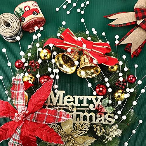 200 Pieces Artificial Christmas Berries - White 138 Inches