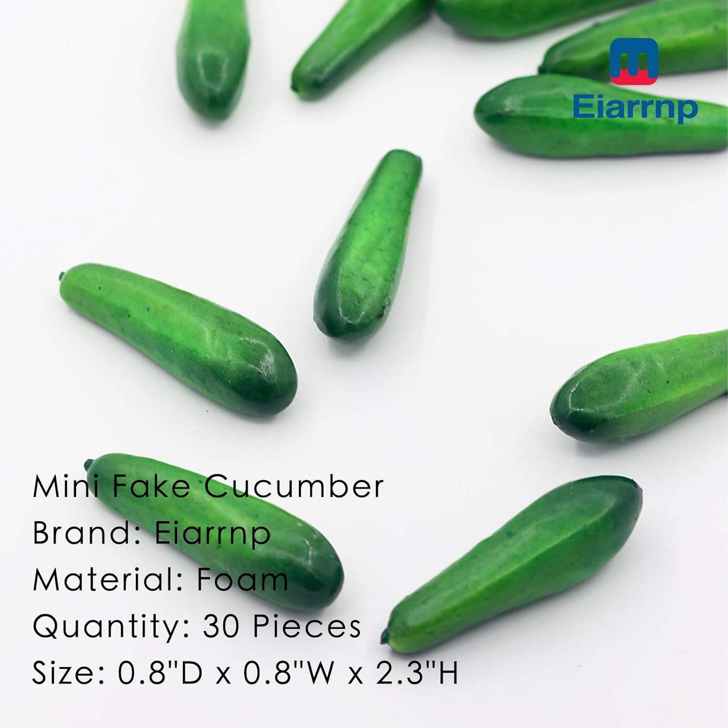 30 pcs Mini Artificial Cucumbers Decor