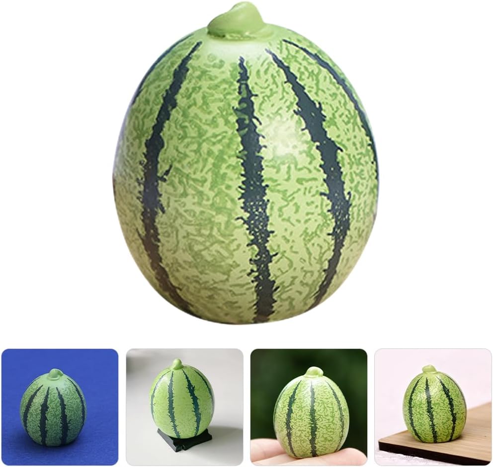 PRETYZOOM 12pcs Mini Fake Watermelon Decor Models