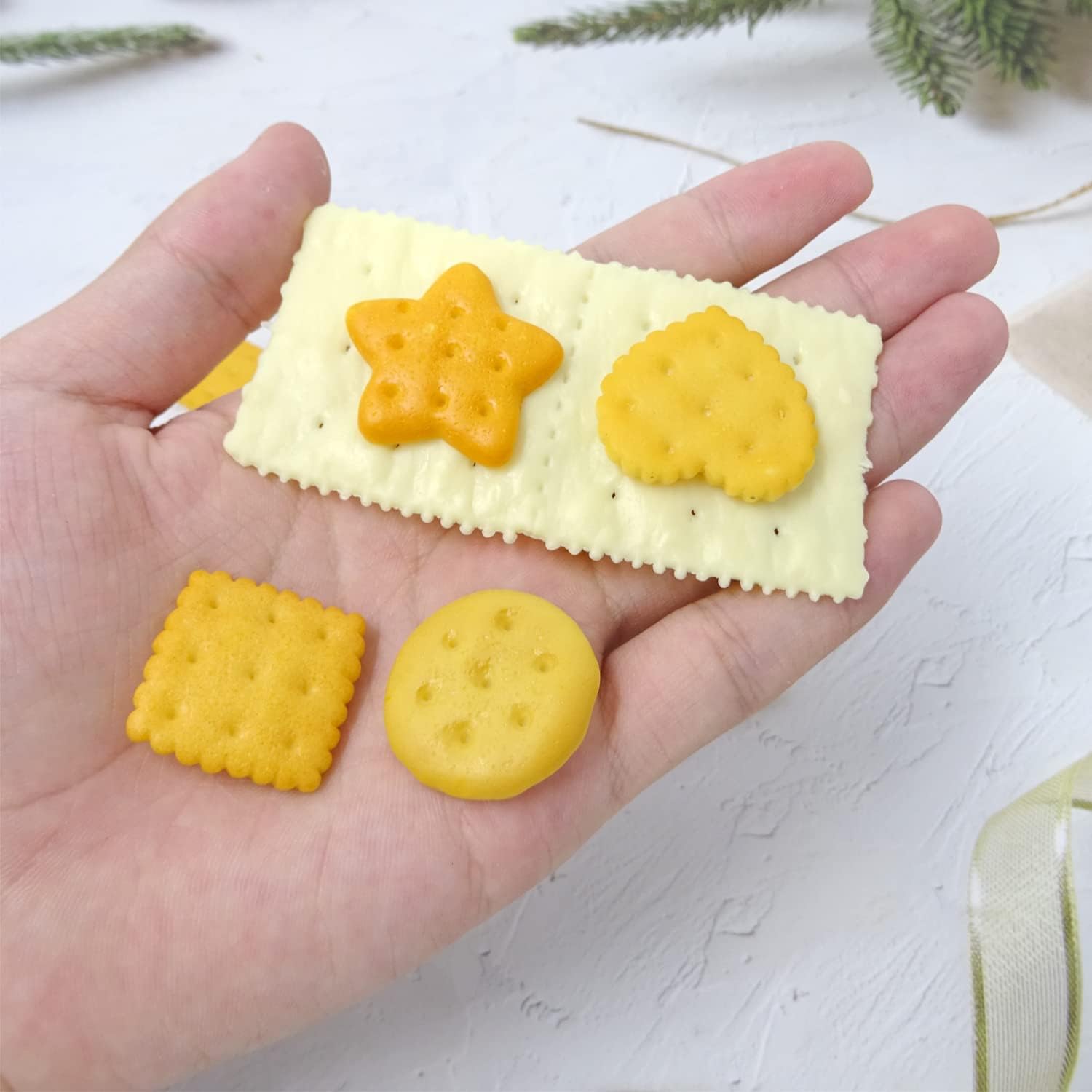 Honbay 15PCS Artificial Cookies for Home Decoration Display Props