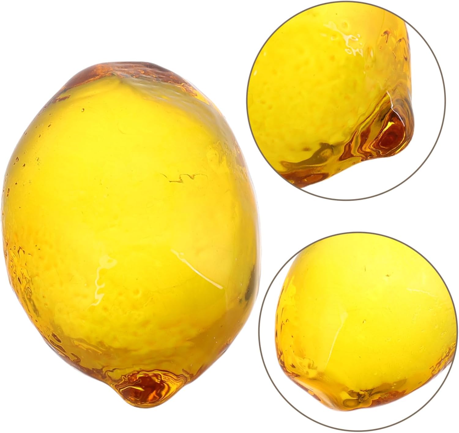 Cabilock Realistic Artificial Lemon Fruit Decoration