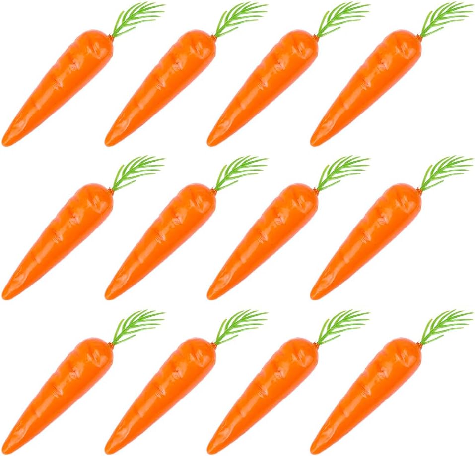 GORGECRAFT 30Pcs Artificial Mini Carrots Decorative Decorations