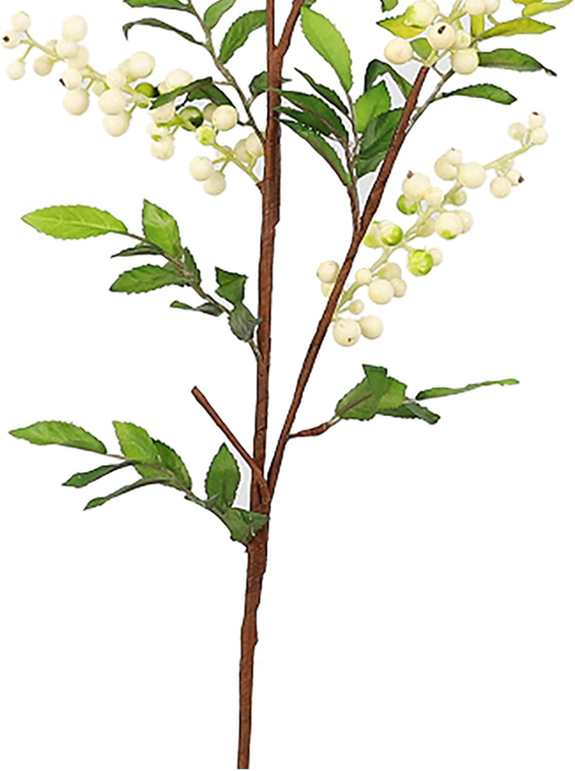 Realistic Artificial Fruit Branches White Home Decor