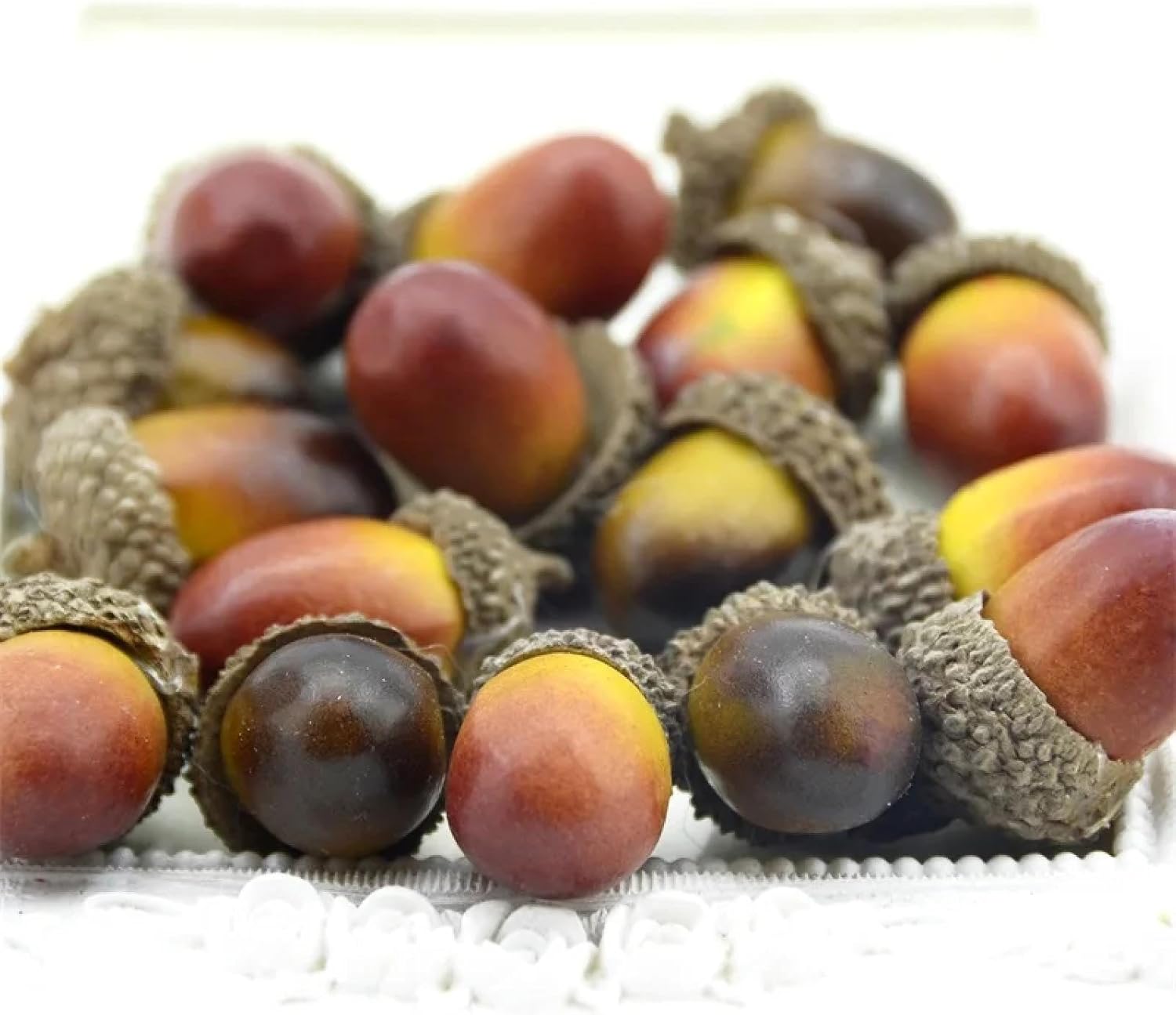 Artificial Acorns Mini Decoration Set 20 Pcs