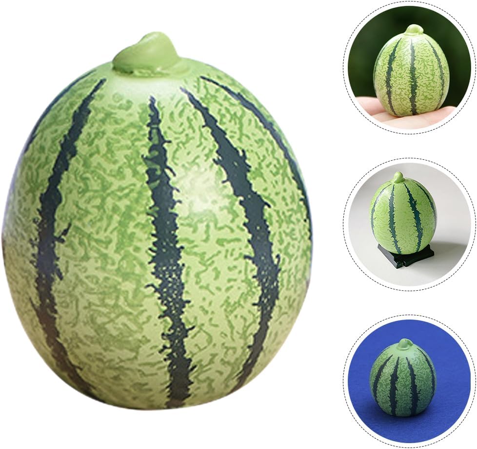 PRETYZOOM 12pcs Mini Fake Watermelon Decor Models