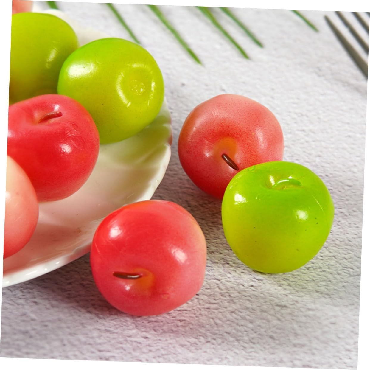 IMIKEYA 6pcs Mini Lifelike Artificial Fruit Decorations