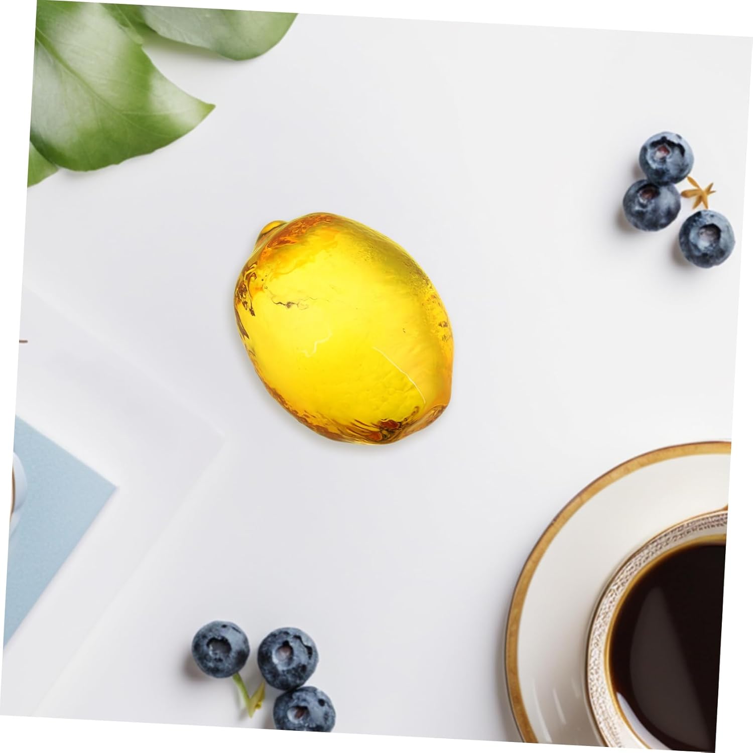 Cabilock Realistic Artificial Lemon Fruit Decoration