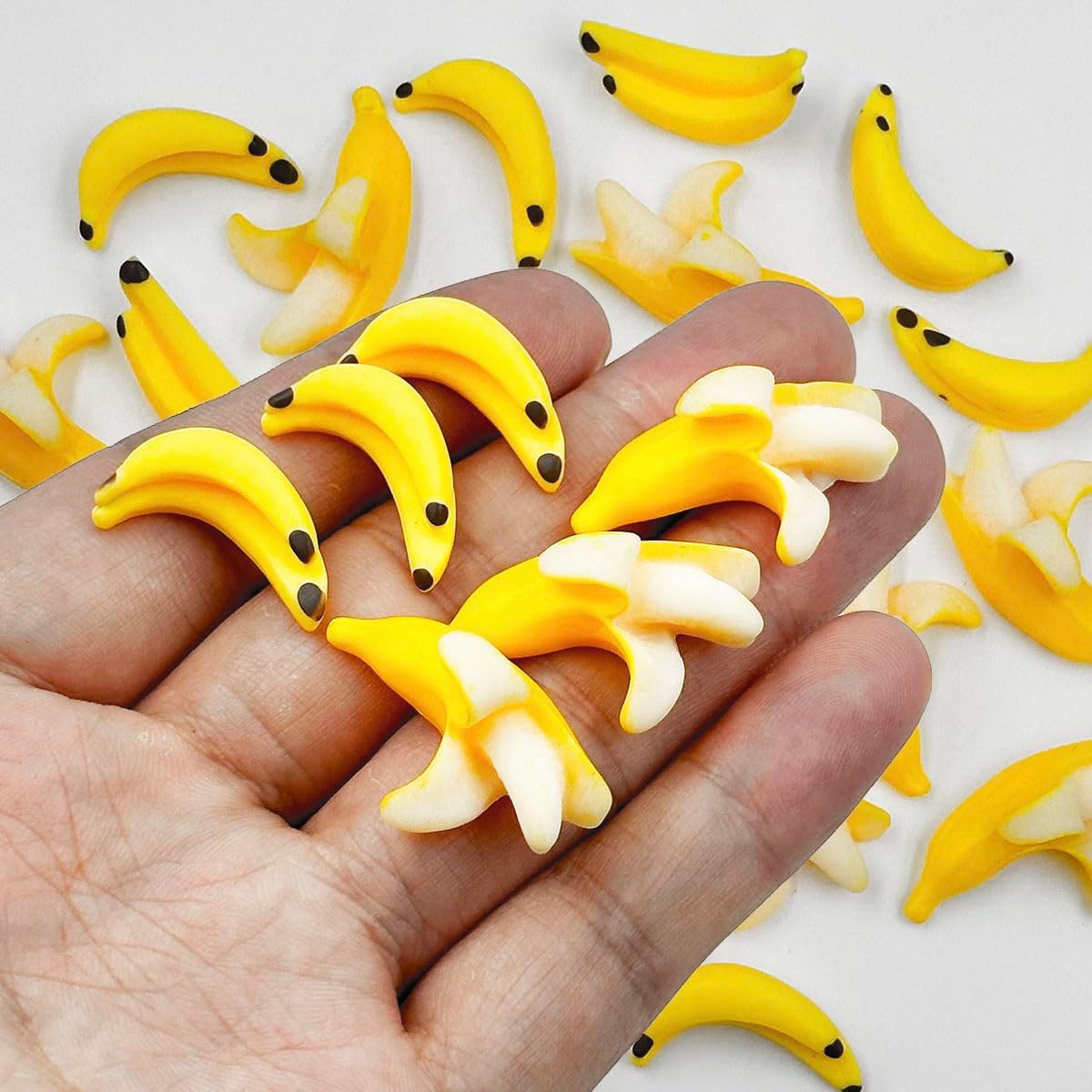 Miniature Bananas 40pcs 112 Scale Artificial Banana Decor