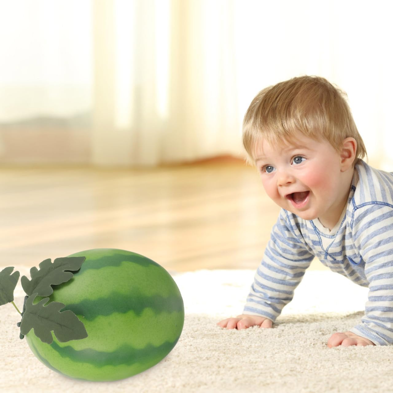 BESTOYARD Artificial Watermelon for Home Decor and Photography