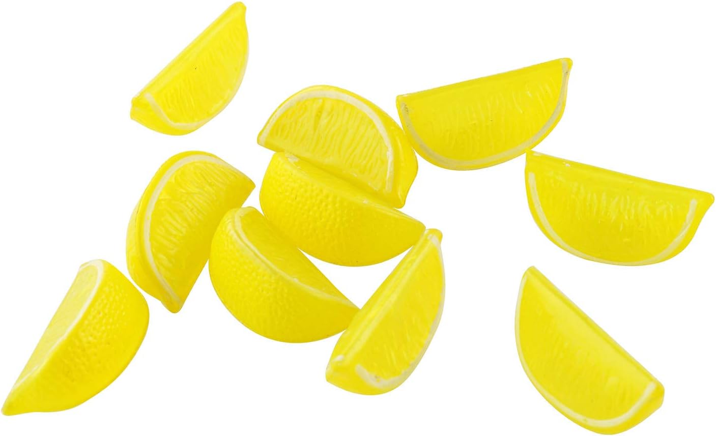 Tegg Realistic Lemon Slices 10pcs Artificial Decor