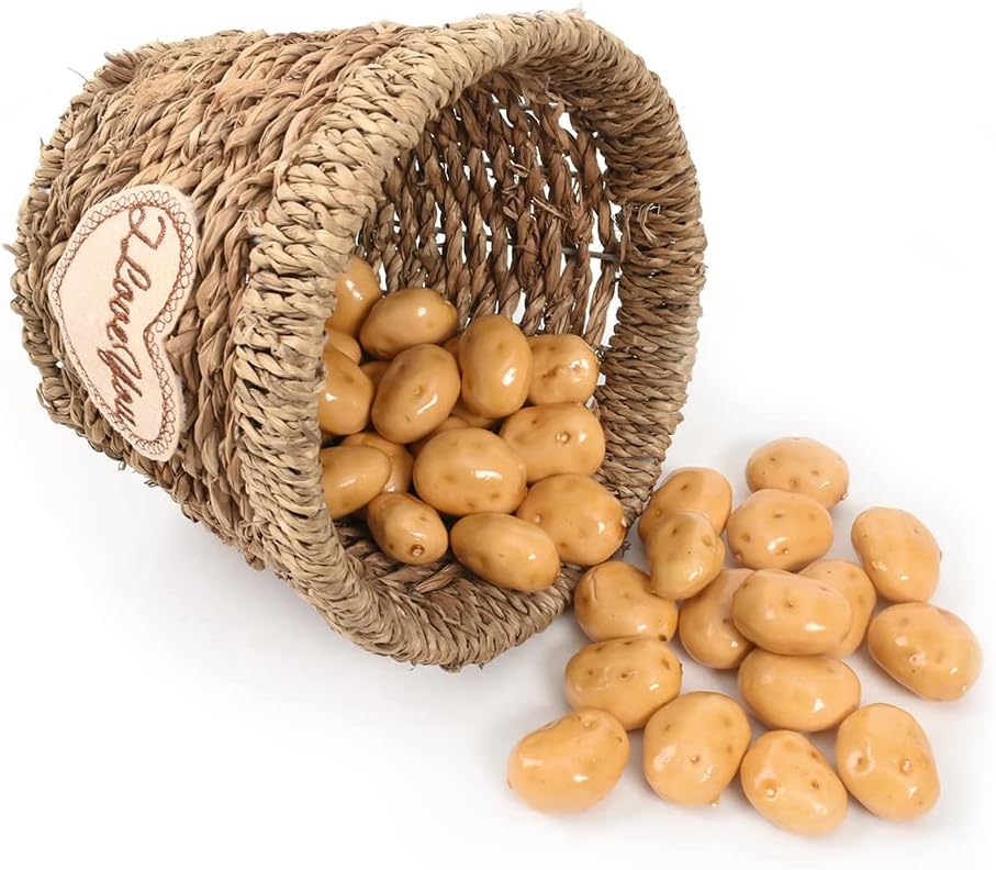 HUIANER Mini Artificial Potatoes 40PCS 35cm