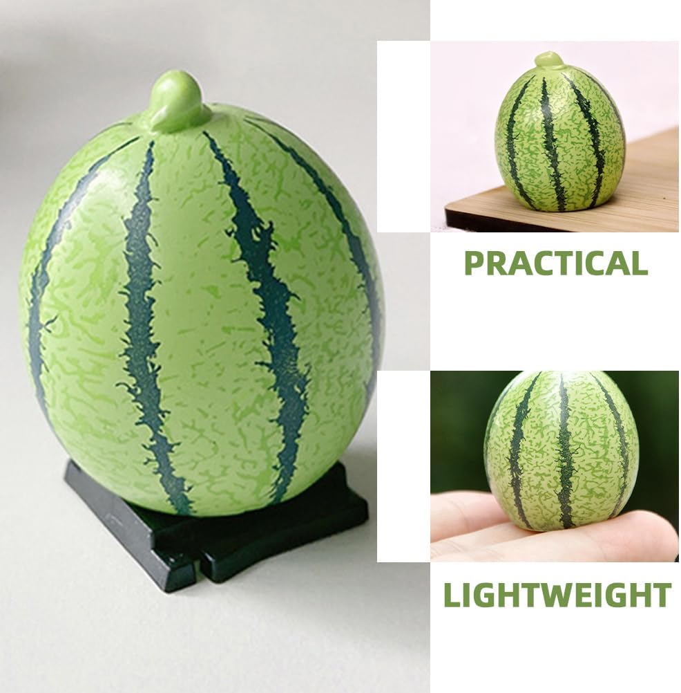 PRETYZOOM 12pcs Mini Fake Watermelon Decor Models