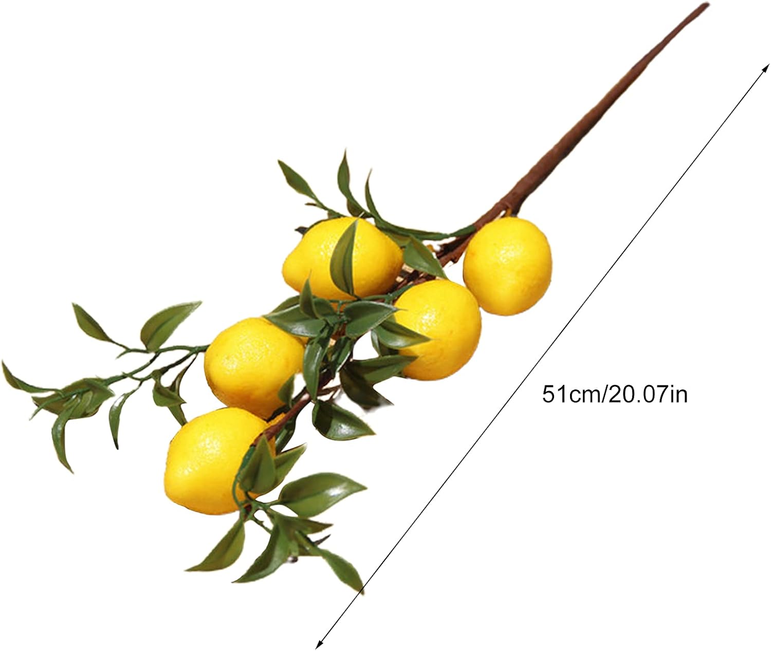 POTRUWE 6PCS Artificial Lemon Branches for Vase