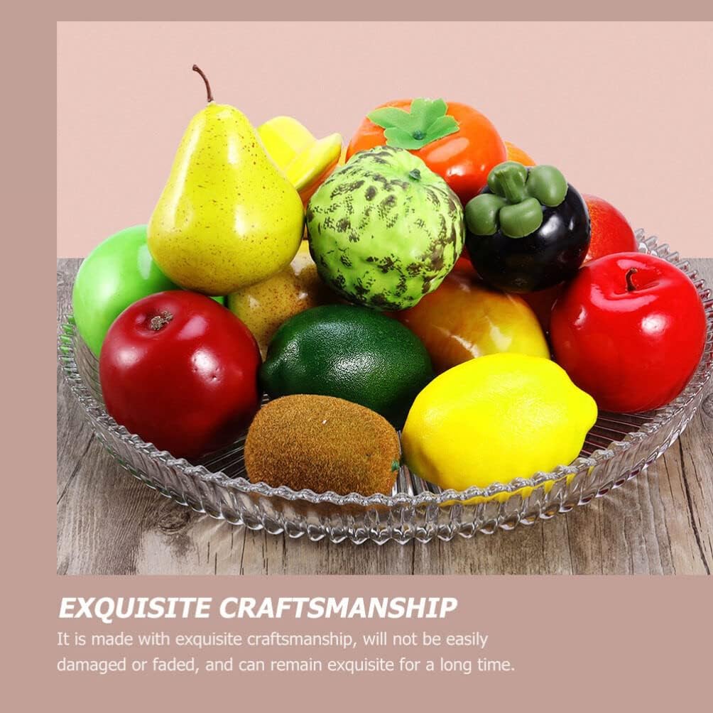 IMIKEYA 4pcs Artificial Fruit Decor Set
