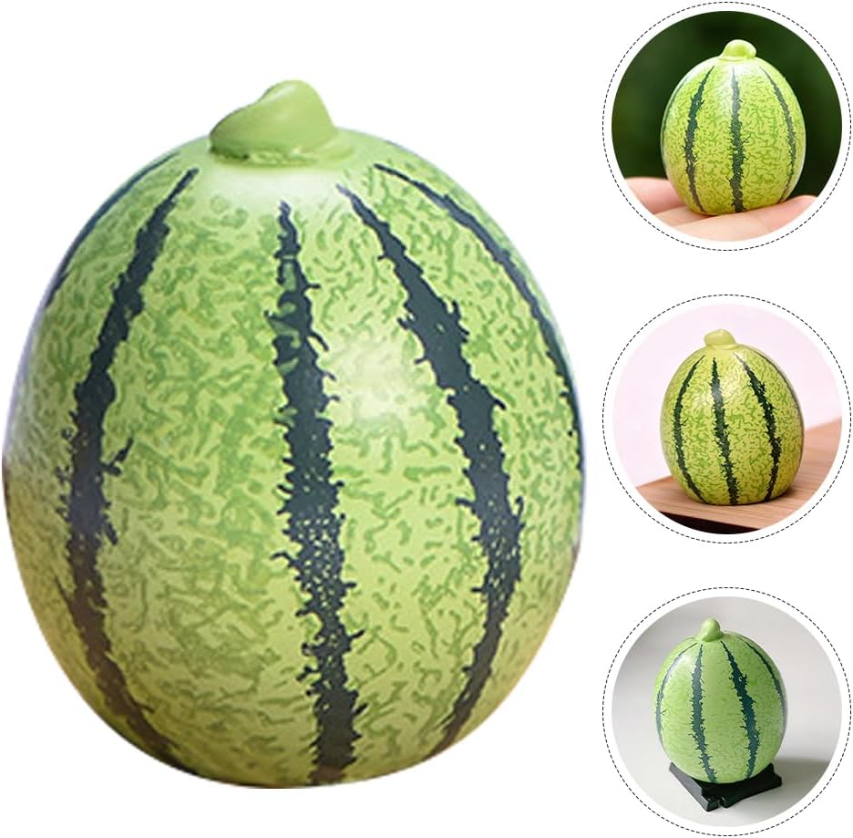 LOGOFUN 8pcs Mini Artificial Watermelon Models
