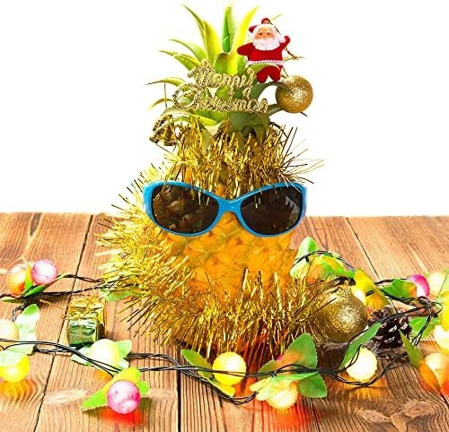 Luckforest Fake Pineapple 82 Inch Artificial Fruit Ornament