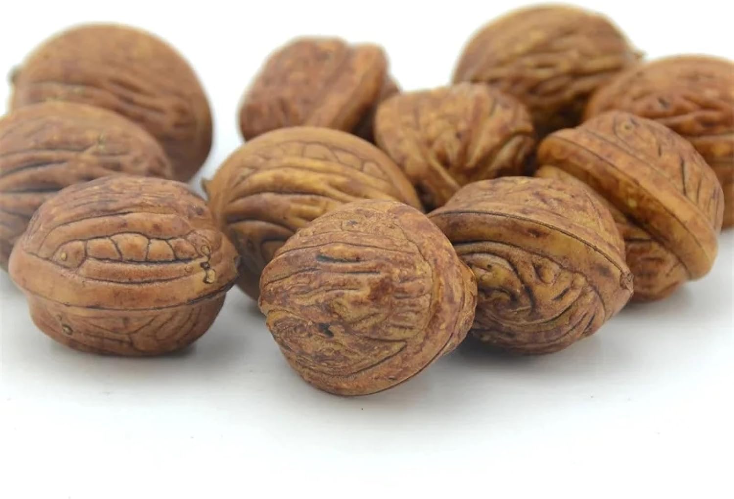 Kungzunmolds Artificial Plastic Walnut 10Pcs Christmas Wedding Home Party Decor
