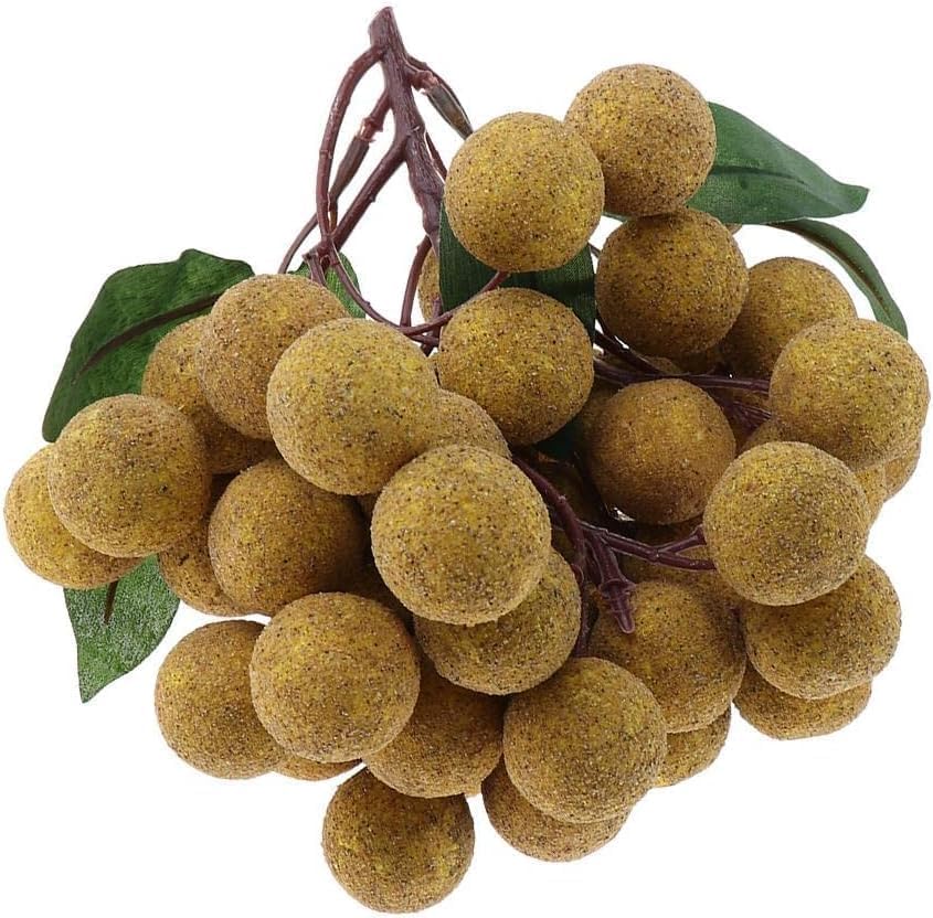 Joylern Artificial Longan Model Lifelike Fruit Ornament