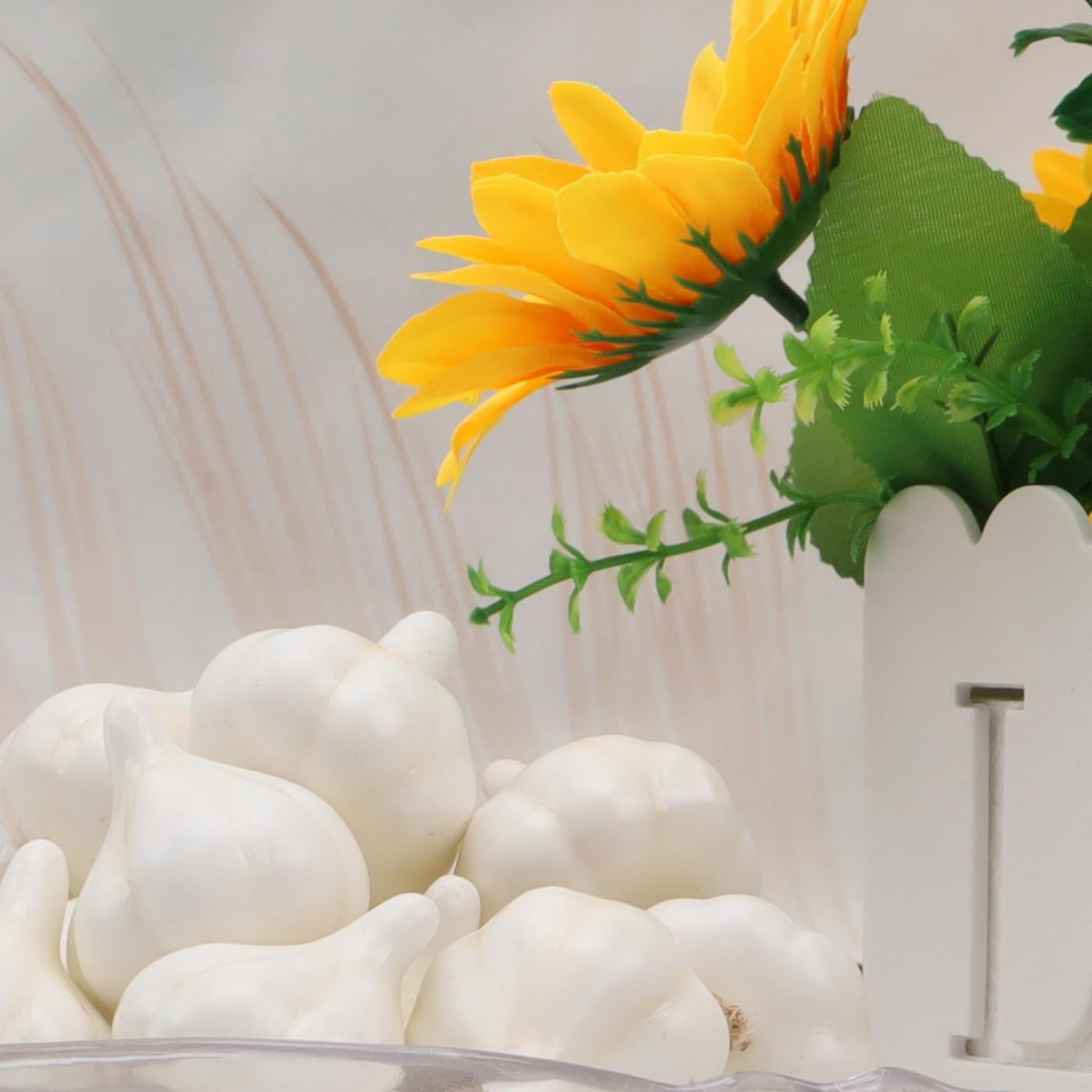Woration 30pcs Mini Artificial Garlic Decor