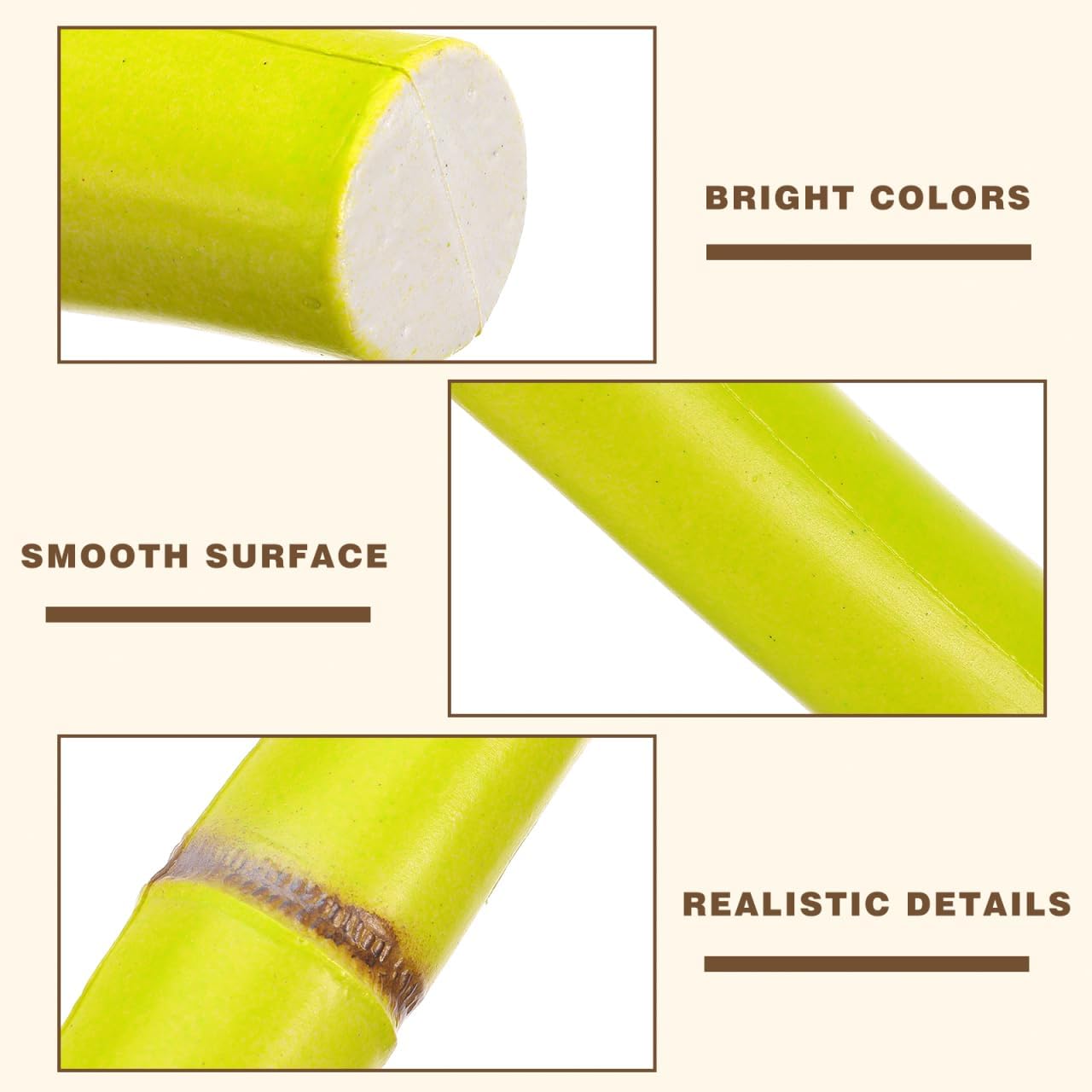 Totority Realistic Artificial Sugarcane for Display