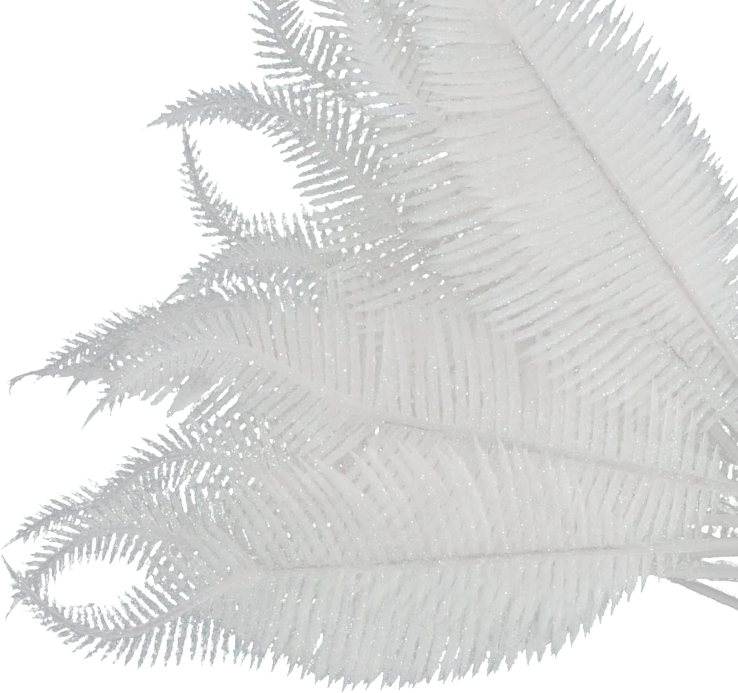 20 Pieces Artificial Christmas Sparkly Leaves for Tree Decor