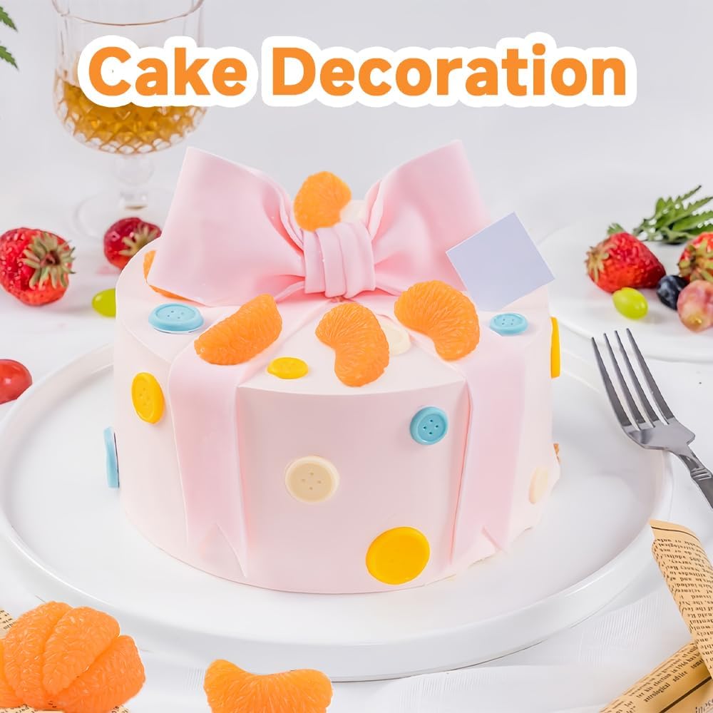 HUIANER Artificial Orange Slices 12Pcs Decor Set