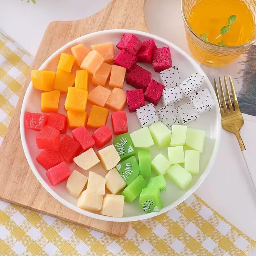 20 Pcs Realistic Artificial Watermelon Slices Decor Prop
