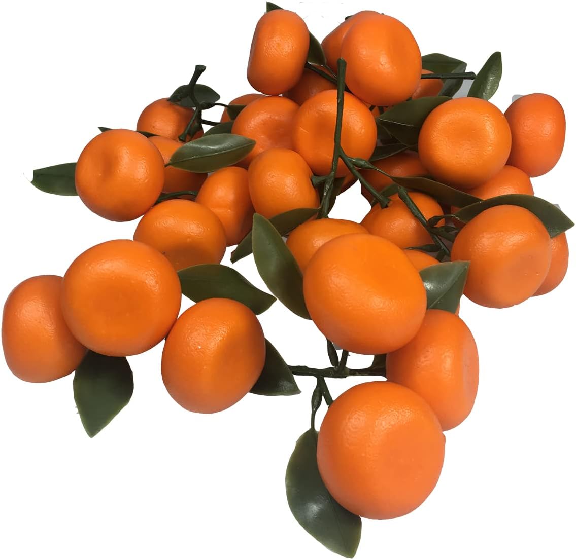 12 Clusters Artificial Tangerines for Home Party Wedding Decor