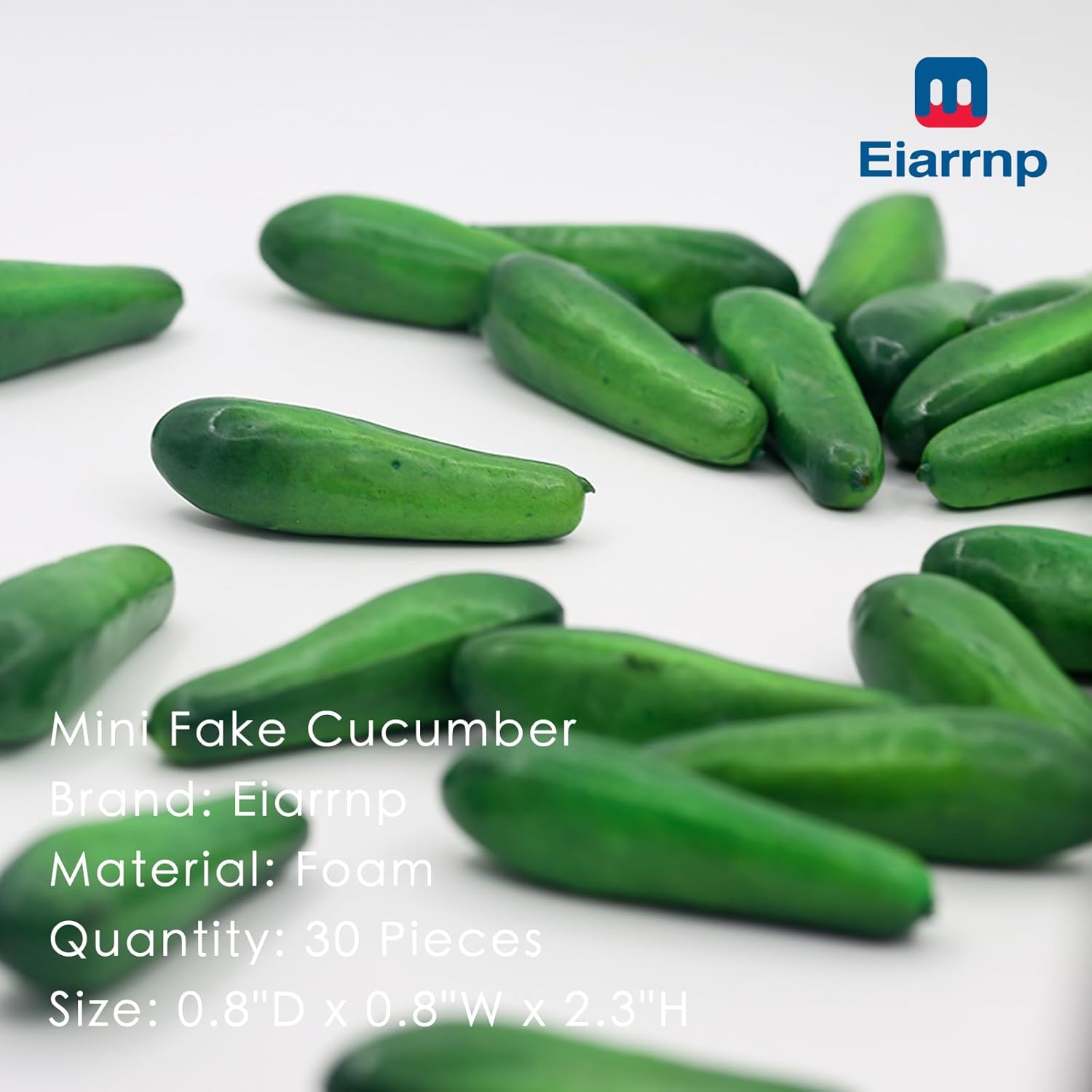 30 pcs Mini Artificial Cucumbers Decor