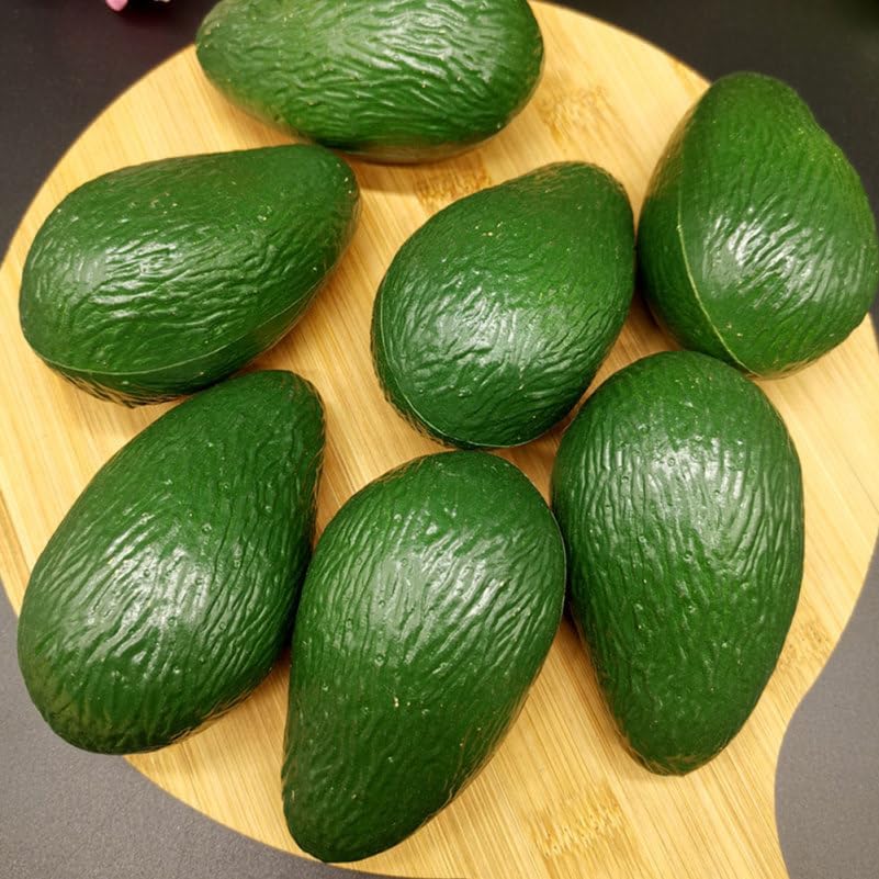Realistic Fake Avocado Display Set of 3