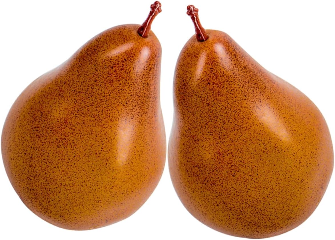 Garneck Artificial Pear Decor Set for Home Office Display