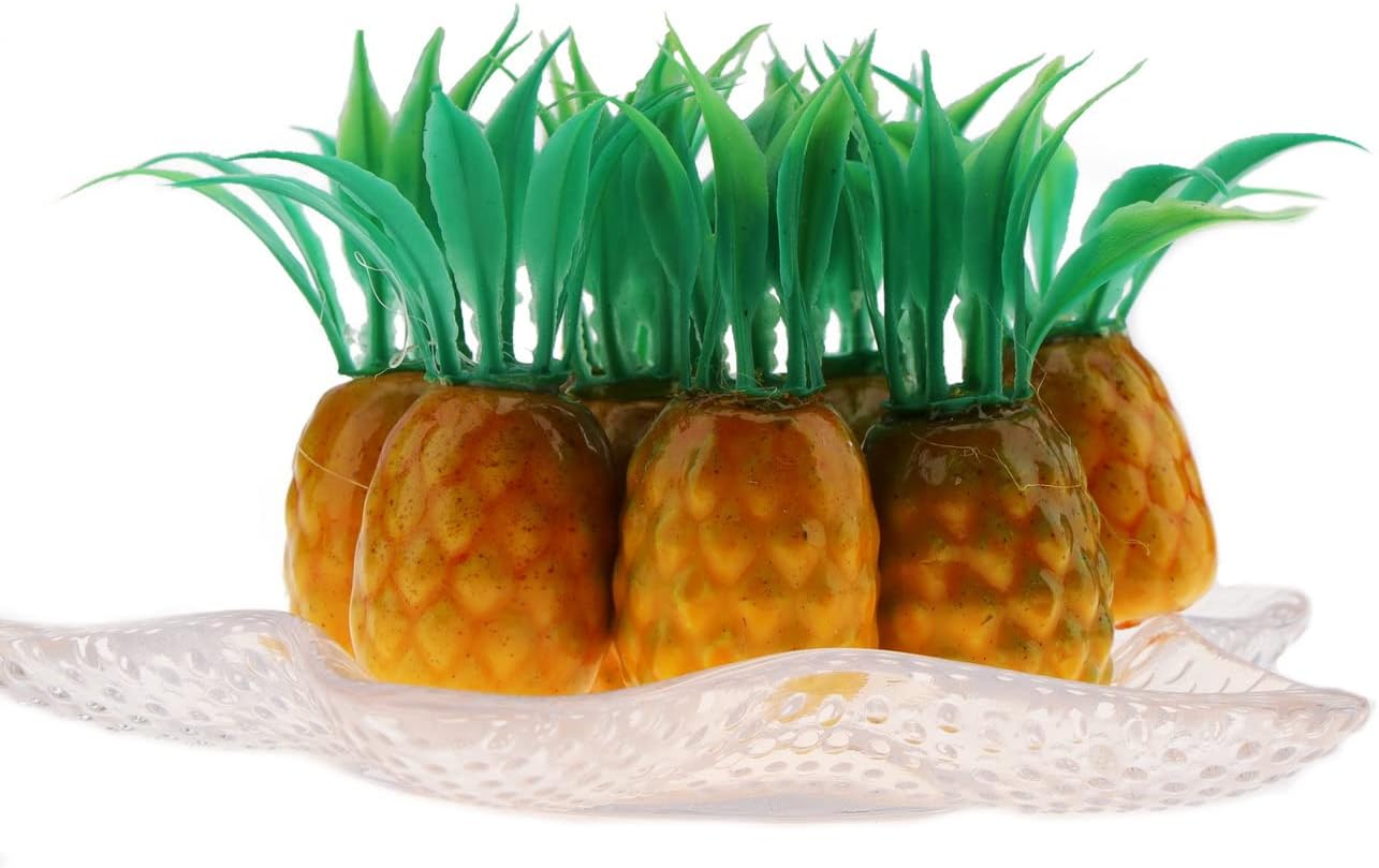 Woration 20pcs Artificial Mini Pineapple Realistic Decorations